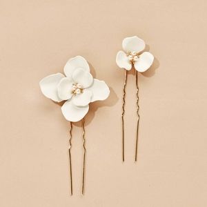 Georgia Gardenia Hair Pins (Set of 2)